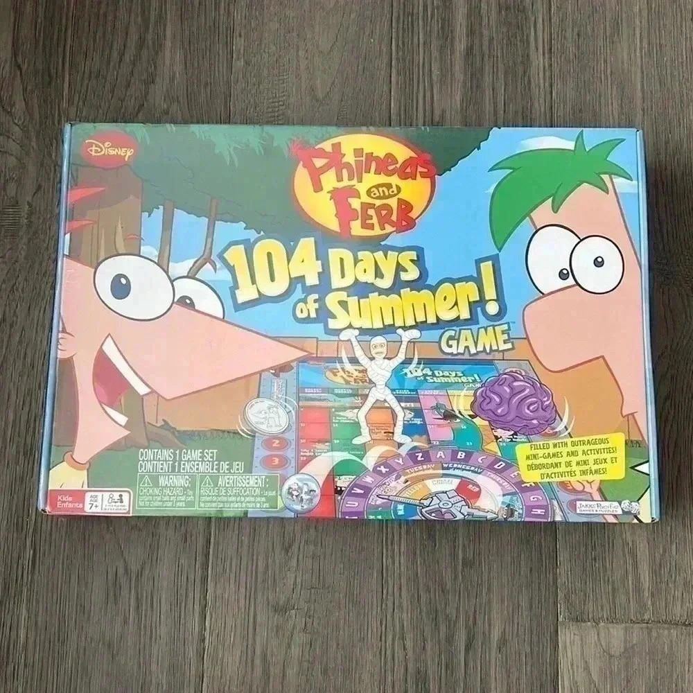 Phineas And Ferb | 104 Days Of Summer SEALED Board Game